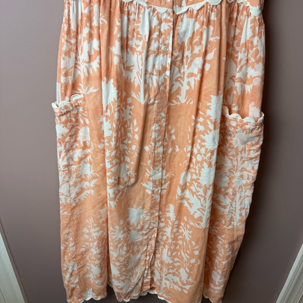 Juliet Dunn Pastel Palladio Tie Shoulder Midi Dress Tuckernuck Ric Rac - Picture 6 of 11